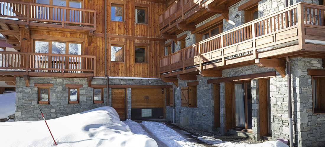 Le garage intérieur chauffé